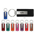 Colored Leather Classic Key Chain